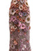 Bronx & Banco Size M Mixed Pinks Viscose Blend Strapless Floral Applique Gown Mixed Pinks / M