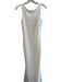 Lulus Size S White Polyester Square Neck Sleeveless Back Detail Maxi Gown White / S