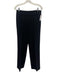 Max Mara Size 8 Black Wool Blend Belt Detail Blazer Side Zip Pant Set Black / 8