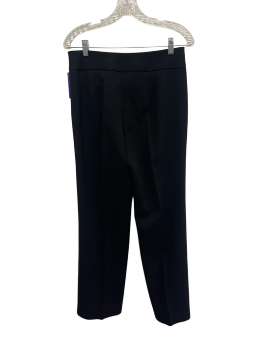Max Mara Size 8 Black Wool Blend Belt Detail Blazer Side Zip Pant Set Black / 8
