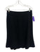 Armani Collezioni Size 8/6 Black Wool Blend Collar Detail Button Front Skirt Set Black / 8/6