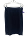 St. John Collection Size 6 Midnight blue Wool Blend Knit Button Front Skirt Set Midnight blue / 6