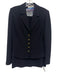 St. John Collection Size 6 Midnight blue Wool Blend Knit Button Front Skirt Set Midnight blue / 6