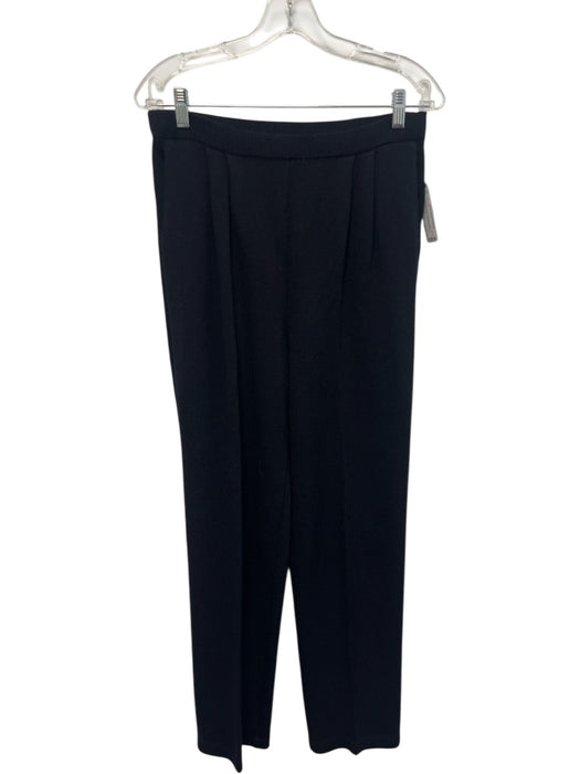St. John Basics Size 4 Black No Fabric Tag Knit Elastic Waistband Pant Set Black / 4