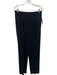 St. John Basics Size 4 Black No Fabric Tag Knit Elastic Waistband Pant Set Black / 4