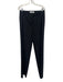 Max Mara Size 10 Black & Gray Wool Blend Pinstripe Tie Front Blazer Pant Set Black & Gray / 10