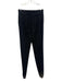 Max Mara Size 10 Black & Gray Wool Blend Pinstripe Tie Front Blazer Pant Set Black & Gray / 10