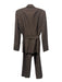 Oscar by Oscar de la Renta Size 6 Brown Wool Blend Button Front Pant Set Brown / 6