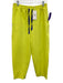 Figs Size S Lime Green & Blue Polyester & Rayon Elastic Drawstring Waist Pants Lime Green & Blue / S