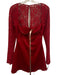 House of CB Size S Red Polyester Long Bell Sleeve Crochet Lace Underwire Dress Red / S