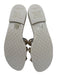 Sam Edelman Shoe Size 8 Cream & Gold Rubber Faux Opal Studded Slide Mule Sandals Cream & Gold / 8