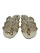 Sam Edelman Shoe Size 8 Cream & Gold Rubber Faux Opal Studded Slide Mule Sandals Cream & Gold / 8