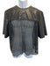 Amiri Like New Size M Black Viscose Mesh T shirt Crew Men's Short Sleeve Black / M