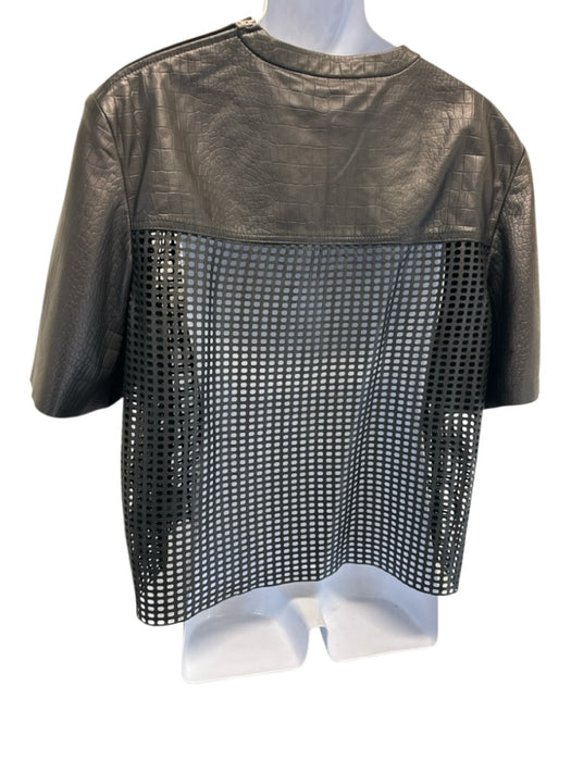 Amiri Like New Size M Black Viscose Mesh T shirt Crew Men's Short Sleeve Black / M