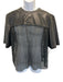 Amiri Like New Size M Black Viscose Mesh T shirt Crew Men's Short Sleeve Black / M
