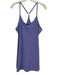Outdoor Voices Size XL Slate Blue Nylon & Spandex Sleeveless Racerback Dress Slate Blue / XL