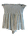 Queen of Sparkles Size XS White Polyester Elastic Waist Pleated Detail Shorts White / XS