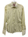 Thomas Pink Size 15 Yellow & White Cotton Striped Button up Long Sleeve Shirt Yellow & White / 15
