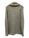 Seaward & Stearn Size M Gray Wool Blend Solid Shawl collar Cardigan Sweater Gray / M