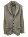 Seaward & Stearn Size M Gray Wool Blend Solid Shawl collar Cardigan Sweater Gray / M