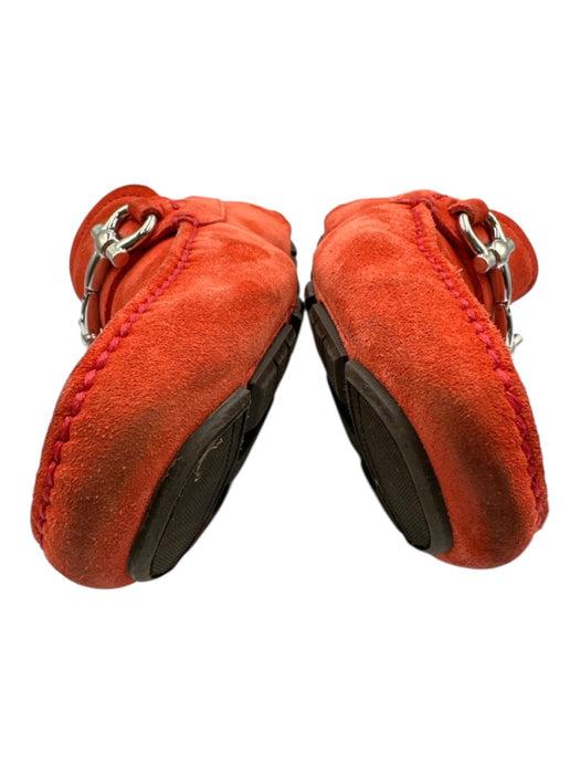 Ferragamo Shoe Size 7 Good Red Suede Solid Dress Driver Men's Shoes Red / 7