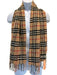 Burberry AS IS Brown & Multi Cashmere Novacheck Men's Scarf Brown & Multi