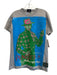 Better with Age Size S Gray & Multi-Color Cotton Graphic Men's Short Sleeve Gray & Multi-Color / S
