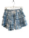 Love Shack Fancy Size P Blue Cotton Elastic Waist Tye Dye Tiered Mini Skirt Blue / P