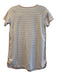 Lake Size XS Pink Pima Cotton 3/4 Button Striped Waist tie short sleeve Pajamas Pink / XS