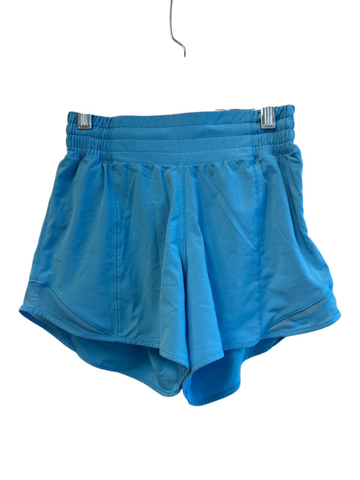 Lululemon Size 2 Baby Blue Polyester Elastic Waist solid color Lined Shorts Baby Blue / 2