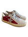 Mimi Shoe Size 6.5 Red & Gray Suede & Leather Almond Toe Star Design Shoes Red & Gray / 6.5