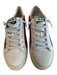 Mimi Shoe Size 6.5 Red & Gray Suede & Leather Almond Toe Star Design Shoes Red & Gray / 6.5