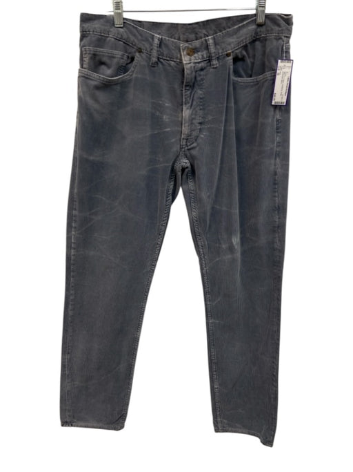 Polo Size 36 Blue Cotton Cordouroy Khaki Men's Pants Blue / 36