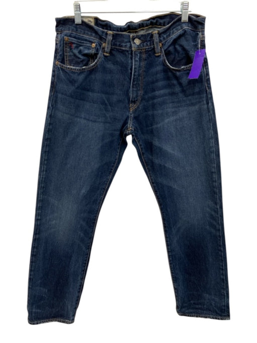 Polo Size 32 medium dark wash Cotton Washed Jean Men's Pants medium dark wash / 32