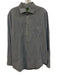 Sid Mashburn Size L Light Blue & White Cotton Striped Men's Long Sleeve Shirt Light Blue & White / L