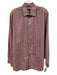 Paul Smith Size 16.5 Red & Orange Cotton Plaid Button Up Men's Long Sleeve Shirt Red & Orange / 16.5