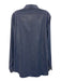 Sid Mashburn Size L Blue Cotton Solid Button Up Button Down Long Sleeve Shirt Blue / L