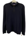 Ralph Lauren Purple Size L Navy Wool Blend Solid Quarter Zip Men's Sweater Navy / L