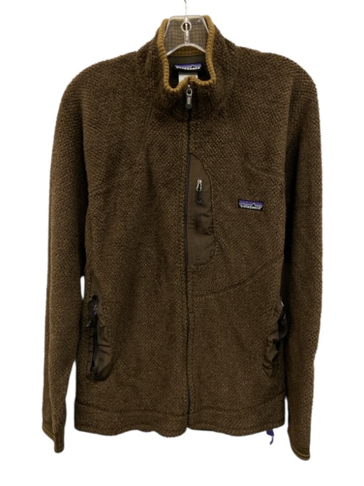 Patagonia Size L Brown Synthetic fleece Zip UP Men's Jacket Brown / L