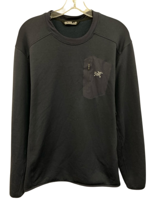 Arcteryx Size L Navy Synthetic Solid Sweatshirt Athleisure Long Sleeve Shirt Navy / L