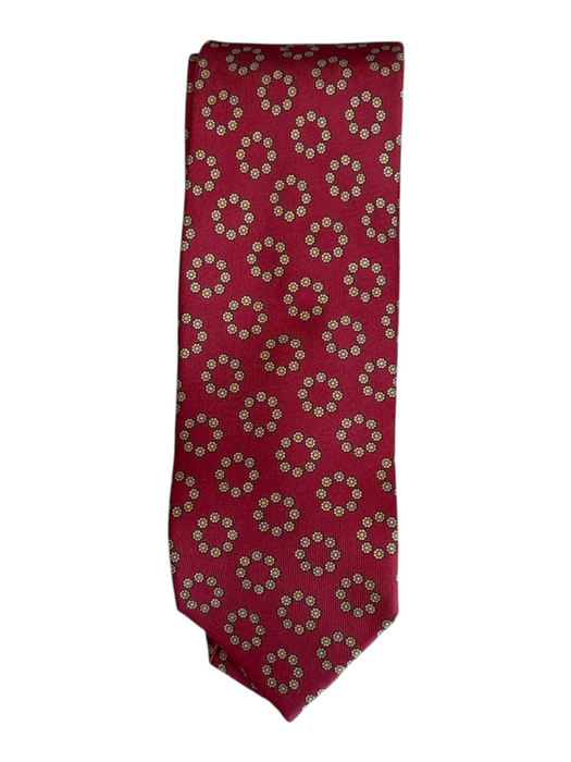 Sid Mashburn Red Silk Floral Men's Ties Red