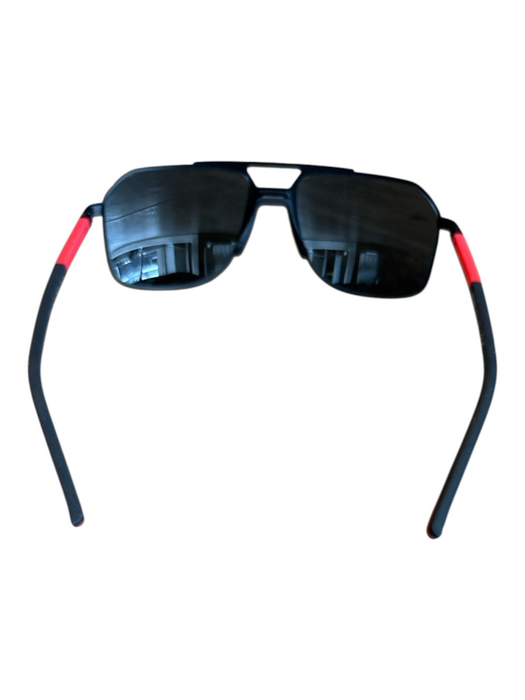 Prada Like New Black Plastic Solid Men's Sunglasses Black