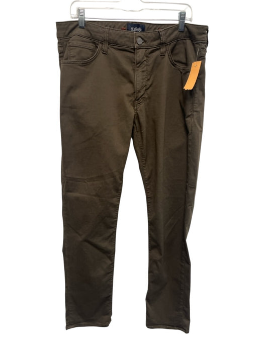 34 Heritage Size 34 Olive Green Cotton Blend Solid Khaki Slim Men's Pants Olive Green / 34