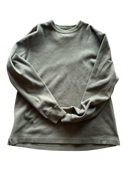 Filson Size L Green Cotton Blend Solid T shirt Crew Men's Long Sleeve Shirt Green / L