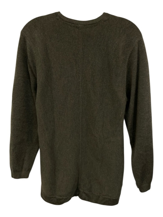 Lululemon Size L Olive Green Wool Blend Solid Crew Men's Sweater Olive Green / L
