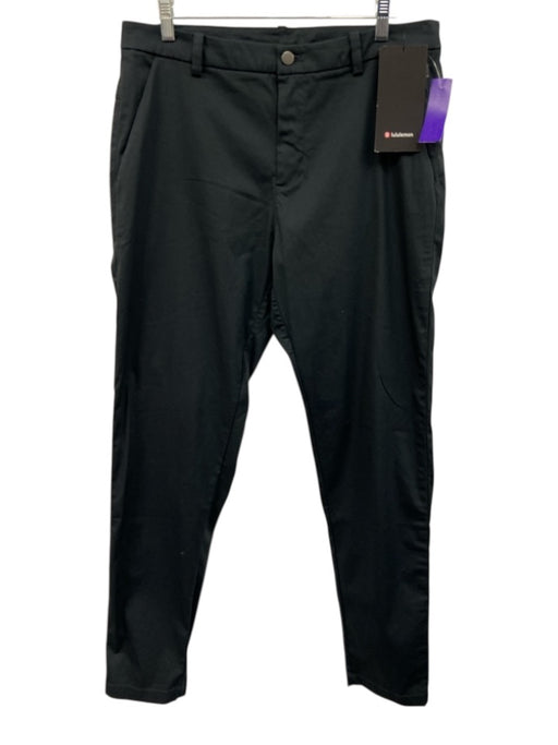 Lululemon NWT Size 34 Black Cotton Blend Solid Athletic Khakis Men's Pants Black / 34