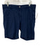 Polo Size 33 Navy Cotton Blend Seersucker Khaki Men's Shorts Navy / 33