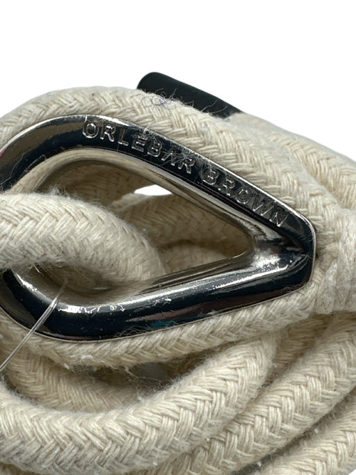Orlebar Brown Tan Cotton Blend Rope Men's Belt Tan