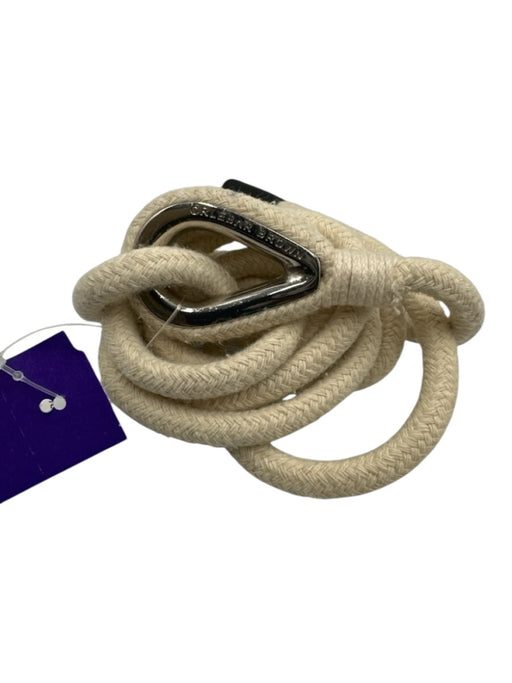 Orlebar Brown Tan Cotton Blend Rope Men's Belt Tan
