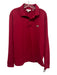 Lacoste Size L Red Cotton Solid Polo Men's Long Sleeve Shirt Red / L